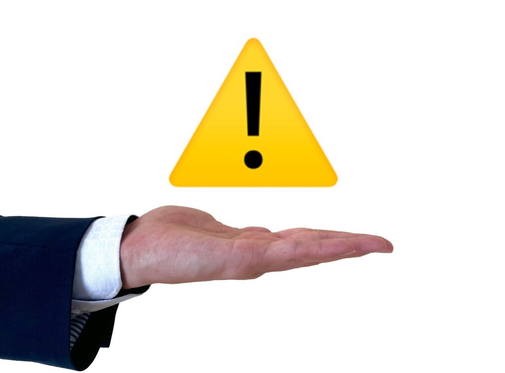 A man calling for attention