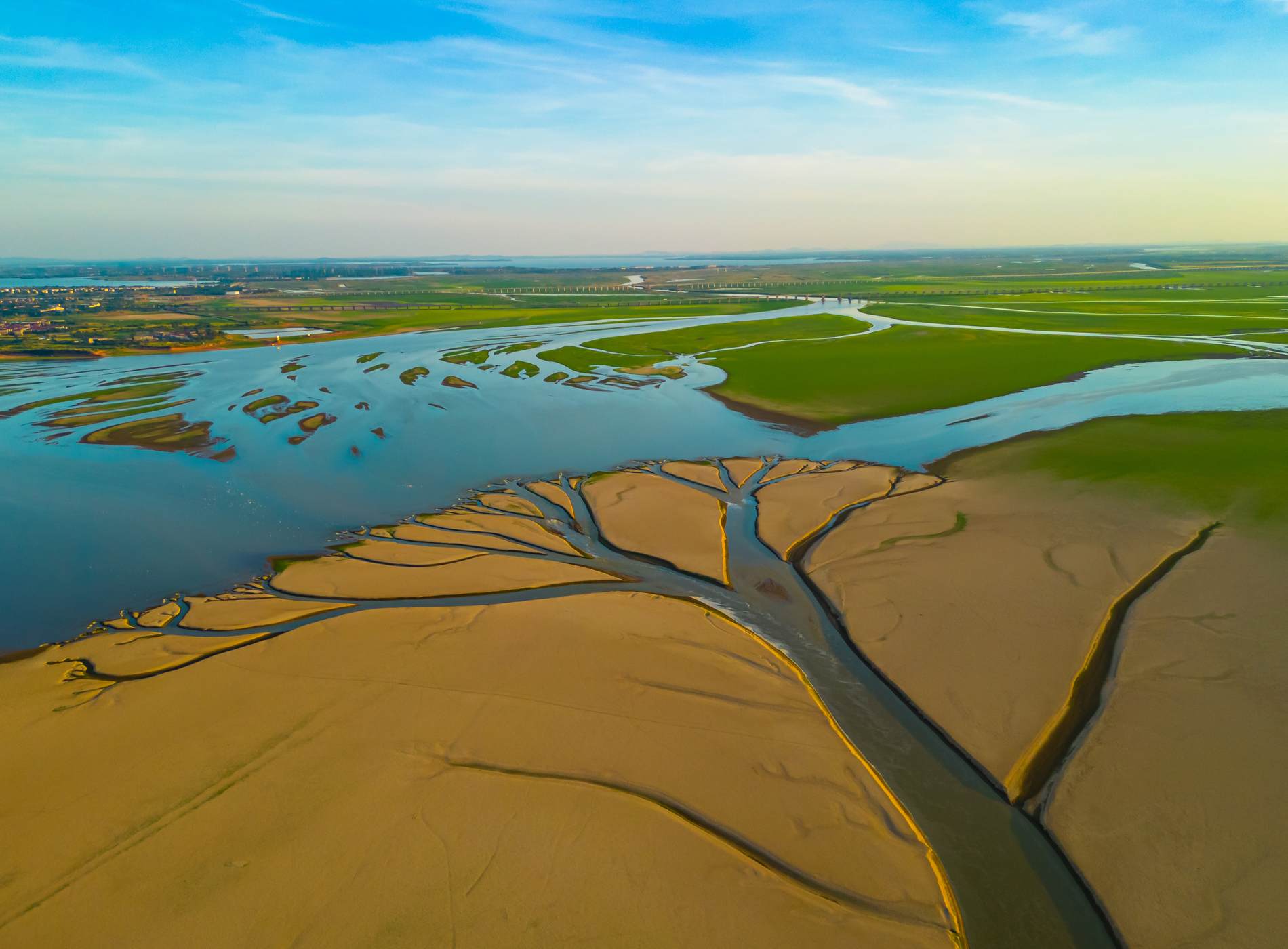 Drought scene in Poyang Lake, Jiangxi, China